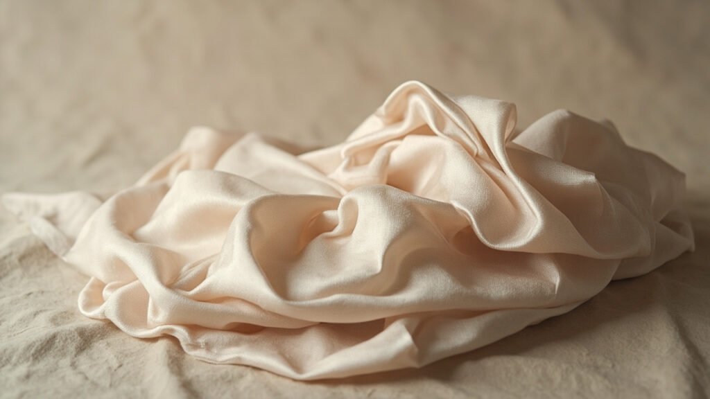 Coupe transversale comparant armure toile, sergé et satin
