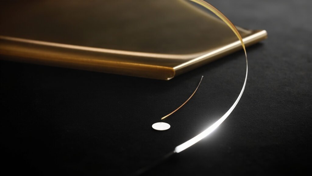 Fibre, film et wafer de soie pour applications émergentes.
