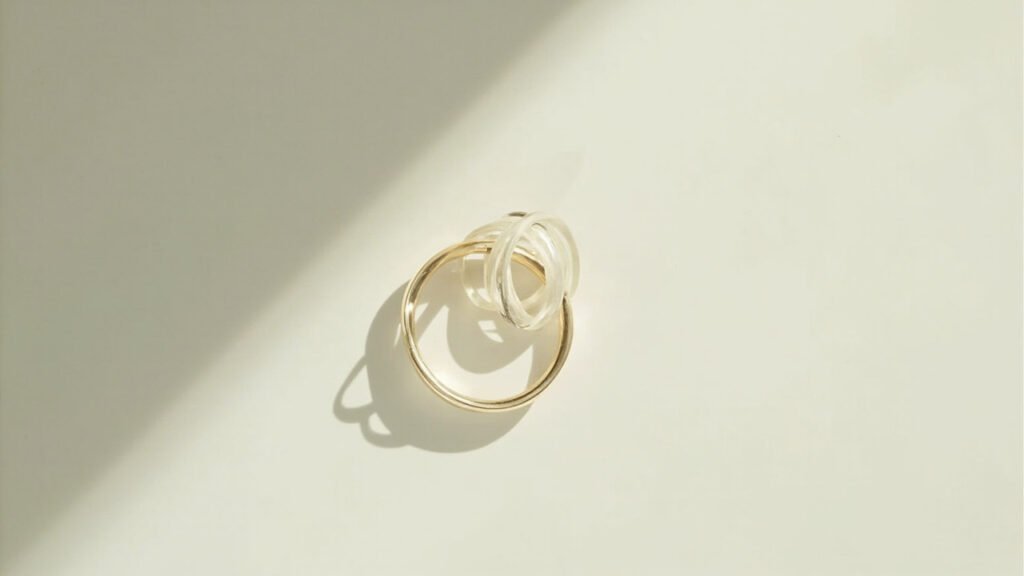 Réducteur en silicone dans une bague