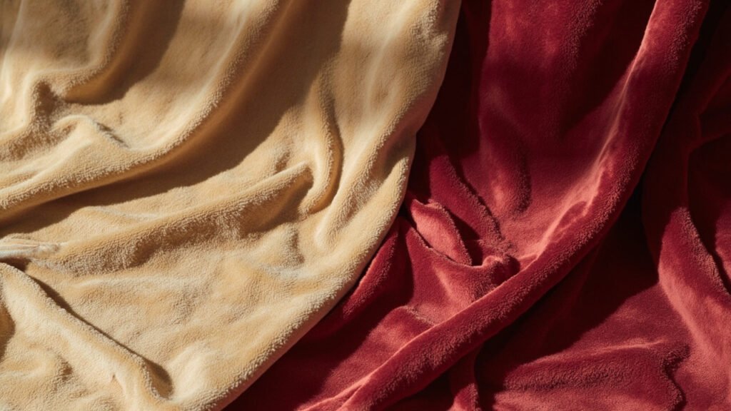 Velours au sabre ancien et moderne côte à côte