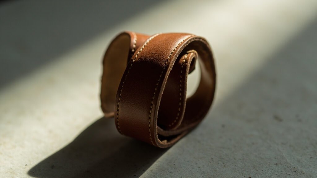Doublure intérieure d'un bracelet révélée par pliage