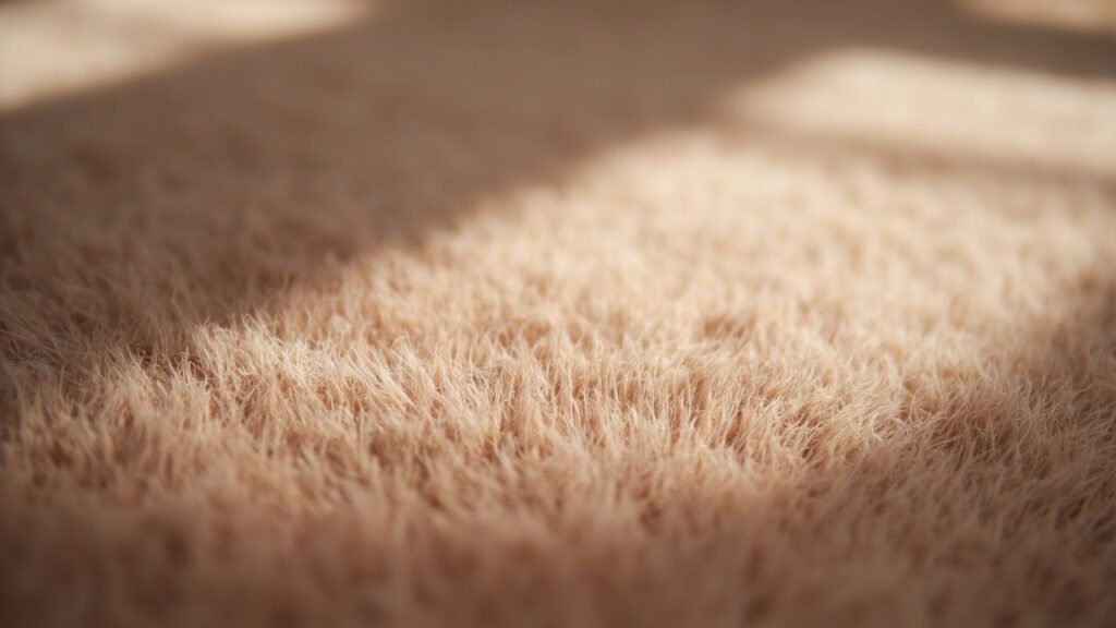 Gros plan sur la surface veloutée du velours brossé
