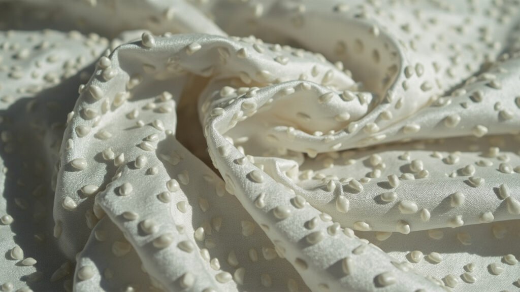 Surface du doupion polyester synthétique